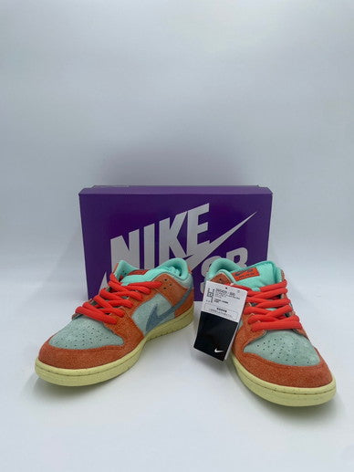 【中古美品】【メンズ】 NIKE ナイキ SB DUNK LOW PRO PRM DV5429-800 スニーカー 160-240813-NK-8-yok カラー：ORANGE/NOISE AQUA-EMERALD RISE 万代Net店