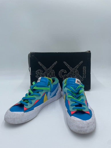 【中古品】【メンズ】 NIKE ナイキ KAWS×SACAI/カウズ サカイ BLAZER LOW NEPTUNE BLUE DM7901-400 スニーカー 160-240805-NK-4-yok カラー：NEPTUNE BLUE/BLUE CAP-WHITE 万代Net店