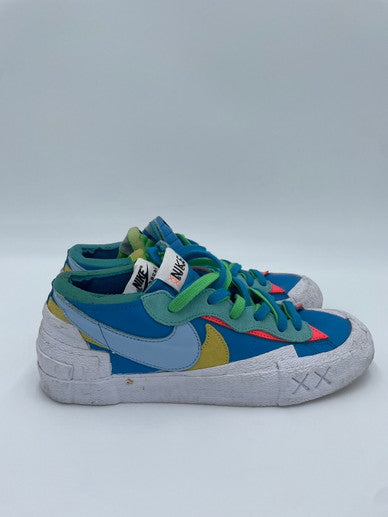 【中古品】【メンズ】 NIKE ナイキ KAWS×SACAI/カウズ サカイ BLAZER LOW NEPTUNE BLUE DM7901-400 スニーカー 160-240805-NK-4-yok カラー：NEPTUNE BLUE/BLUE CAP-WHITE 万代Net店