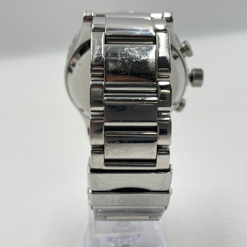 【中古品】【メンズ】 NIXON ニクソン CHRONO 51-30 クロノ ウォッチ 腕時計 メタルベルト ステンレススチール 197-260826-ko-06-teih カラー：シルバー/ホワイト 万代Net店