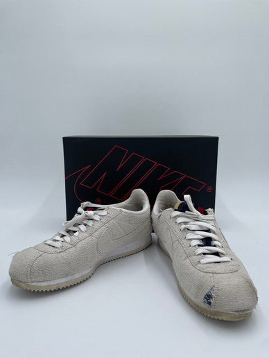 【中古品】【メンズ】 NIKE ナイキ STRANGER THINGS ストレンジャーシングス CLASSIC CORTEZ クラシック コルテッツ QS UD CJ6107-100 スニーカー 160-240804-NK-9-yok カラー：SAIL/SAIL-DEEP ROYAL BLUE-SAIL 万代Net店