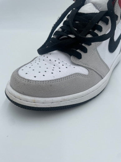 【中古品】【メンズ】 NIKE ナイキ AIR JORDAN 1 RETRO HIGH OG エアジョーダン1 レトロハイ 555088-126　スニーカー  160-240813-NK-6-yok カラー：WHITE/BLACK-LT SMOKE GREY 万代Net店