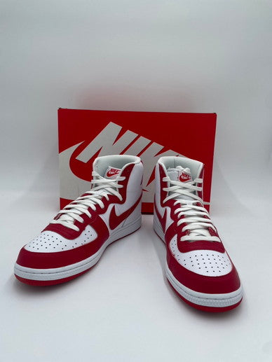 【中古美品】【メンズ】 NIKE ナイキ TERMINATOR HIGH ターミネーターハイ FJ4454-100 スニーカー 160-240813-NK-17-yok カラー：WHITE/UNIVERSITY RED 万代Net店