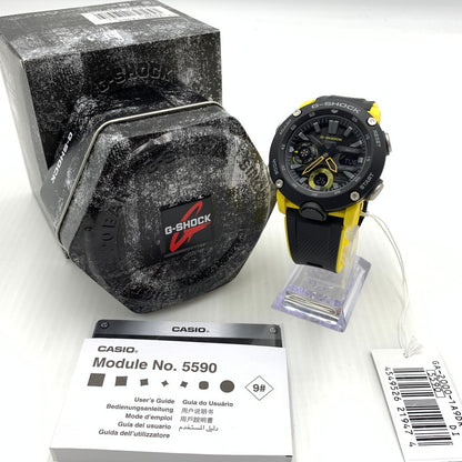 【中古品】【メンズ】 G-SHOCK ジーショック GA-2000 SERIES GA-2000-1A9DR アナデジ 腕時計 ウォッチ カーボンコアガード 196-260804-ko-14-tei カラー：ブラックイエロー 万代Net店