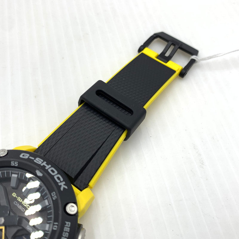 【中古品】【メンズ】 G-SHOCK ジーショック GA-2000 SERIES GA-2000-1A9DR アナデジ 腕時計 ウォッチ カーボンコアガード 196-260804-ko-14-tei カラー：ブラックイエロー 万代Net店