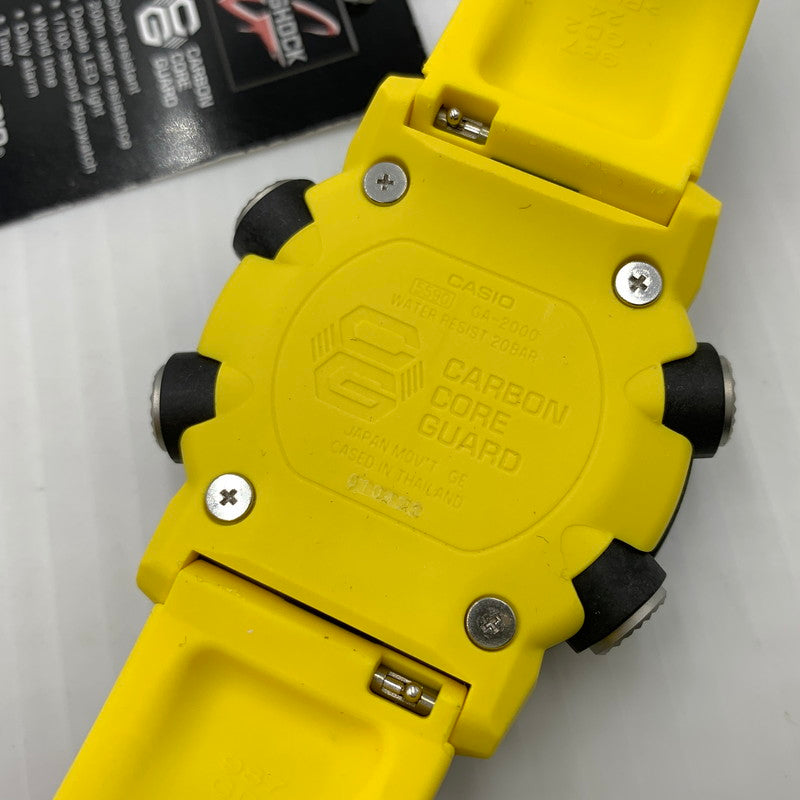 【中古品】【メンズ】 G-SHOCK ジーショック GA-2000 SERIES GA-2000-1A9DR アナデジ 腕時計 ウォッチ カーボンコアガード 196-260804-ko-14-tei カラー：ブラックイエロー 万代Net店