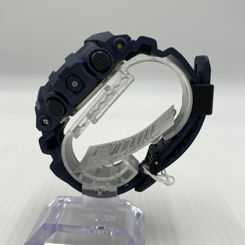 【中古品】【メンズ】 CASIO カシオ ANALOG-DIGITAL COMBINATION MODEL G-SHOCK GA-700CA-2ADR アナログデジタル コンビネーション モデル 腕時計 196-260814-yo-03-tei カラー：ネイビー 万代Net店