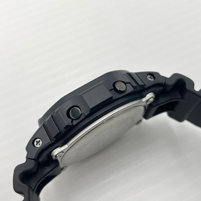【中古品】【メンズ】 G-SHOCK ジーショック DW-5600MS-1DR マットブラックレッドアイ ウォッチ 腕時計 ラバーベルト 196-260826-ko-03-teih カラー：ブラック 万代Net店