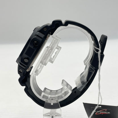 【中古品】【メンズ】 G-SHOCK ジーショック DW-5600MS-1DR マットブラックレッドアイ ウォッチ 腕時計 ラバーベルト 196-260826-ko-03-teih カラー：ブラック 万代Net店
