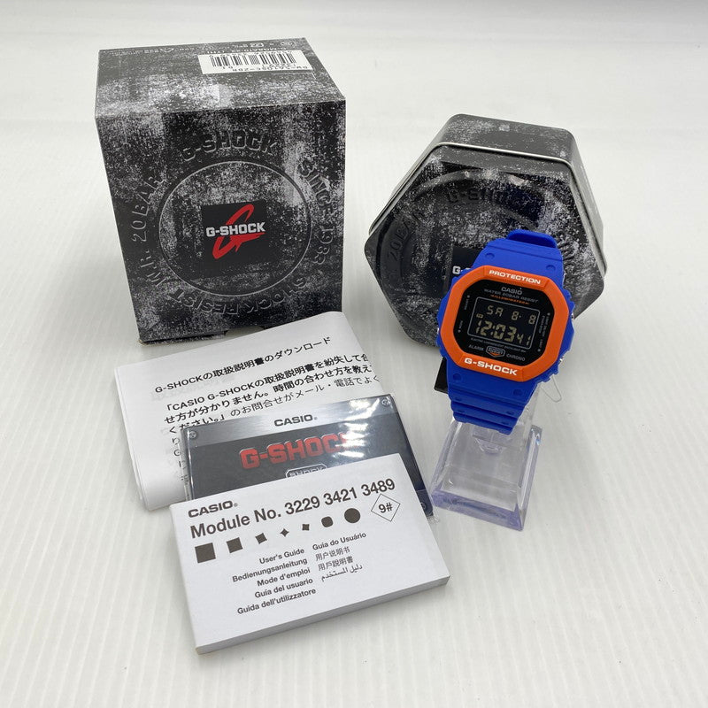 【中古品】【メンズ】 CASIO カシオ 5600 SERIES SPORTY COLOR DIGITAL G-SHOCK DW-5610SC-2DR 5600シリーズ スポーティカラー デジタル ジーショック 腕時計 196-260808-yo-03-tei カラー：オレンジ/ブルー 万代Net店