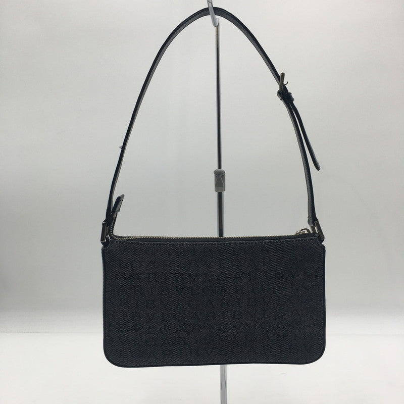 【中古品】【レディース】 BVLGARI ブルガリ ロゴマニア ハンドバッグ カバン 180-250714-KS-03-tei カラー：ブラック 万代Net店