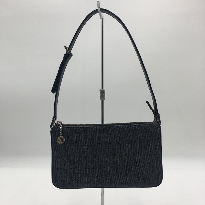 【中古品】【レディース】 BVLGARI ブルガリ ロゴマニア ハンドバッグ カバン 180-250714-KS-03-tei カラー：ブラック 万代Net店