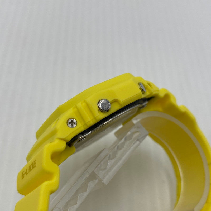 【中古品】【メンズ】 CASIO カシオ G-LIDE 5600SERIES TIDEGRAPH DEGITAL G-SHOCK GLX-5600RT-9 Gライド 5600シリーズ タイトグラフ デジタル ジーショック 腕時計 196-260808-yo-07-tei カラー：イエロー 万代Net店