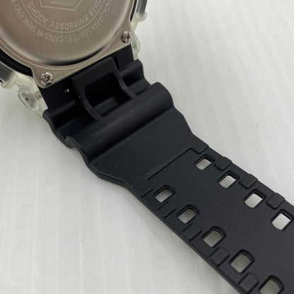 【中古品】【メンズ】 CASIO カシオ ANALOG-DIGITAL MODEL GA-110 CAMOUFLAGE SKELETON SERIES G-SHOCK GA-100SKC-1A アナログデジタル モデル カモフラージュ・スケルトン シリーズ ジーショック 腕時計 196-260808-yo-11-tei カラー：クリア/ブラック 万代Net店