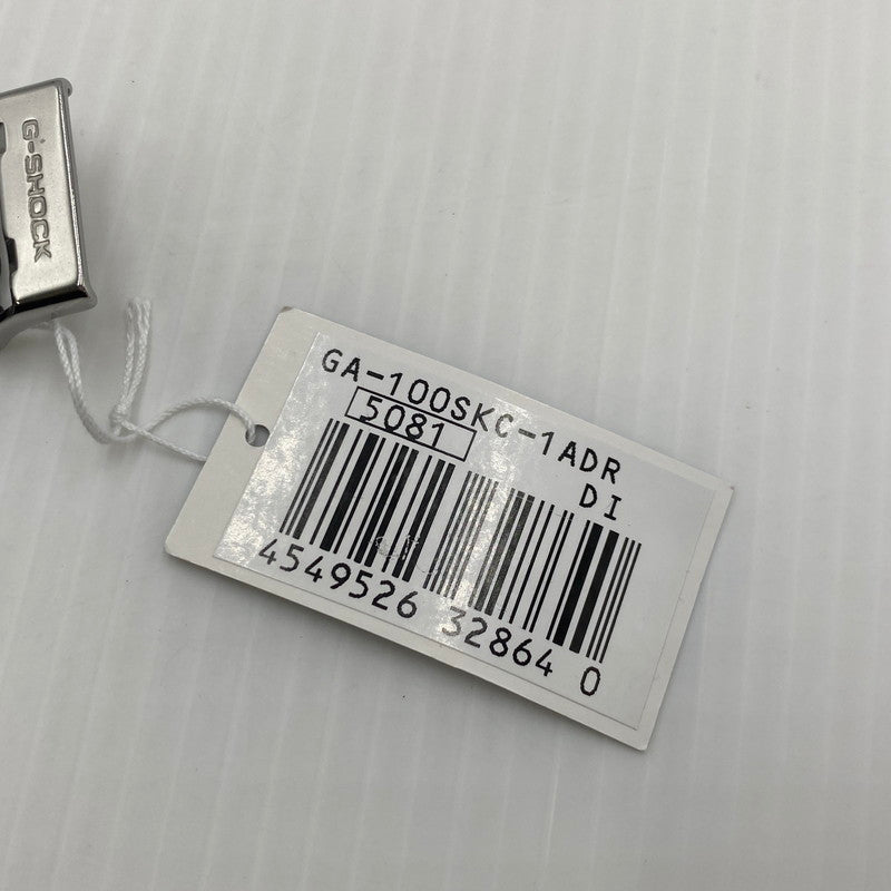 【中古品】【メンズ】 CASIO カシオ ANALOG-DIGITAL MODEL GA-110 CAMOUFLAGE SKELETON SERIES G-SHOCK GA-100SKC-1A アナログデジタル モデル カモフラージュ・スケルトン シリーズ ジーショック 腕時計 196-260808-yo-11-tei カラー：クリア/ブラック 万代Net店