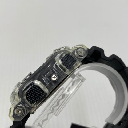 【中古品】【メンズ】 CASIO カシオ ANALOG-DIGITAL MODEL GA-110 CAMOUFLAGE SKELETON SERIES G-SHOCK GA-100SKC-1A アナログデジタル モデル カモフラージュ・スケルトン シリーズ ジーショック 腕時計 196-260808-yo-11-tei カラー：クリア/ブラック 万代Net店