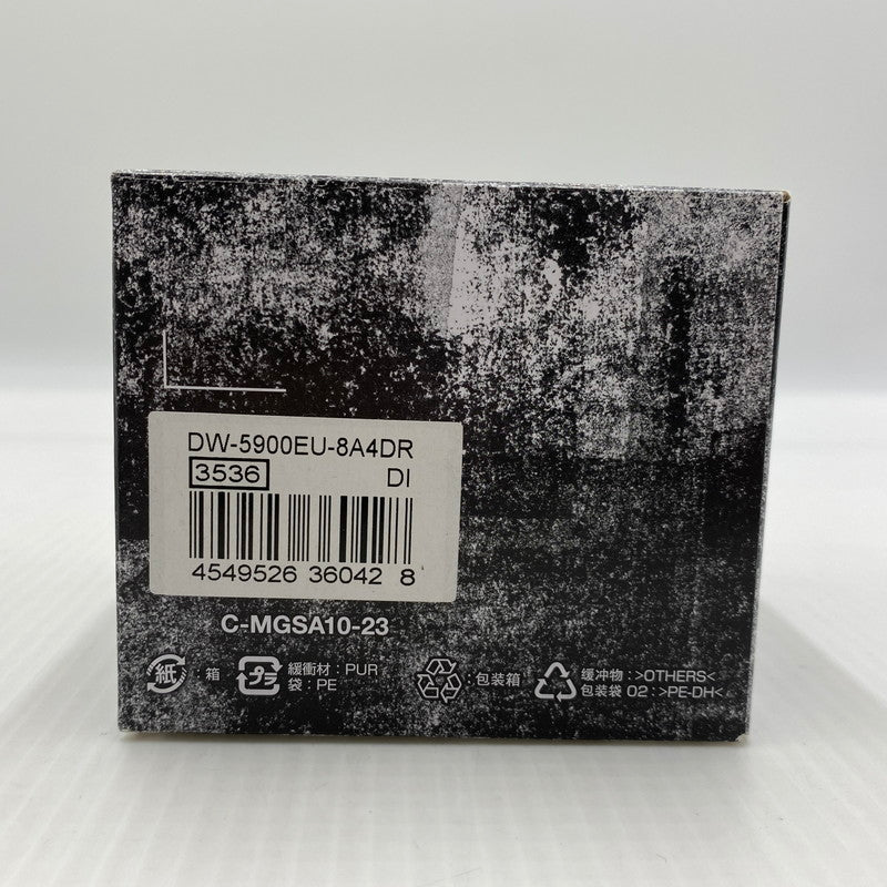 【中古品】【メンズ】 CASIO カシオ EUPHORIA SERIES DIGITAL G-SHOCK DW-5900EU-8A4 ユーロピアシリーズ デジタル ジーショック 腕時計 196-260808-yo-01-tei カラー：オレンジ/シルバー 万代Net店