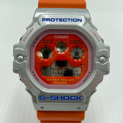 【中古品】【メンズ】 CASIO カシオ EUPHORIA SERIES DIGITAL G-SHOCK DW-5900EU-8A4 ユーロピアシリーズ デジタル ジーショック 腕時計 196-260808-yo-01-tei カラー：オレンジ/シルバー 万代Net店