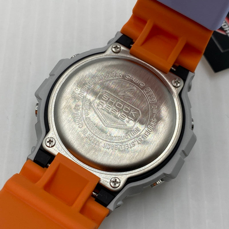 【中古品】【メンズ】 CASIO カシオ EUPHORIA SERIES DIGITAL G-SHOCK DW-5900EU-8A4 ユーロピアシリーズ デジタル ジーショック 腕時計 196-260808-yo-01-tei カラー：オレンジ/シルバー 万代Net店