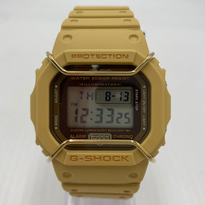 【中古品】【メンズ】 CASIO カシオ 5600 TONE ON TONE SERIES DEGITAL G-SHOCK DW-5600PT-5 5600 トーン オン トーン シリーズ デジタル ジーショック 腕時計 196-260814-yo-01-tei カラー：ベージュ系 万代Net店
