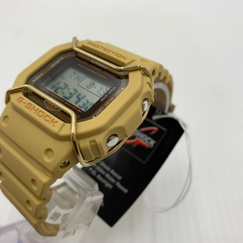 【中古品】【メンズ】 CASIO カシオ 5600 TONE ON TONE SERIES DEGITAL G-SHOCK DW-5600PT-5 5600 トーン オン トーン シリーズ デジタル ジーショック 腕時計 196-260814-yo-01-tei カラー：ベージュ系 万代Net店