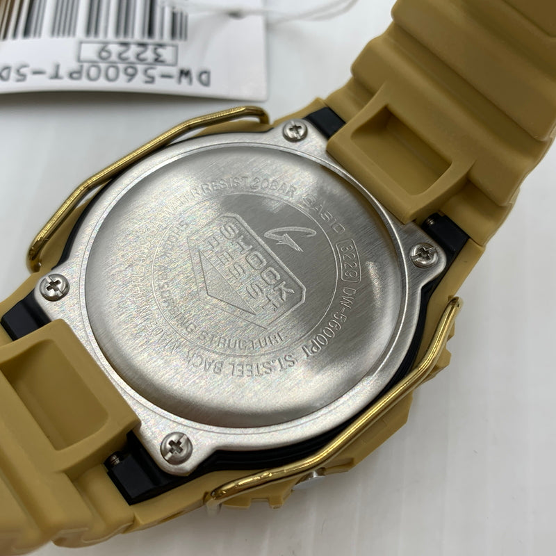【中古品】【メンズ】 CASIO カシオ 5600 TONE ON TONE SERIES DEGITAL G-SHOCK DW-5600PT-5 5600 トーン オン トーン シリーズ デジタル ジーショック 腕時計 196-260814-yo-01-tei カラー：ベージュ系 万代Net店