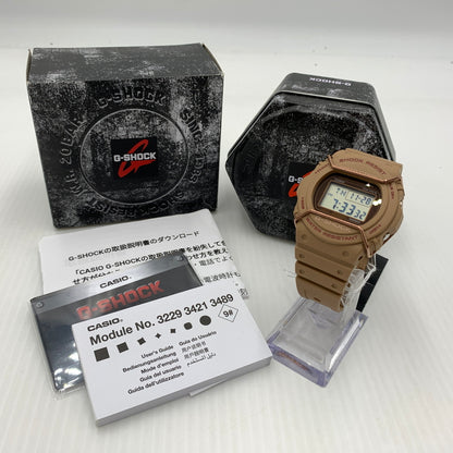 【中古品】【メンズ】 CASIO カシオ 5700 TONE ON TONE SERIES DEGITAL G-SHOCK DW-5700PT-5 トーン オン トーン シリーズ デジタル ジーショック 腕時計 196-260814-yo-09-tei カラー：ブラウン 万代Net店
