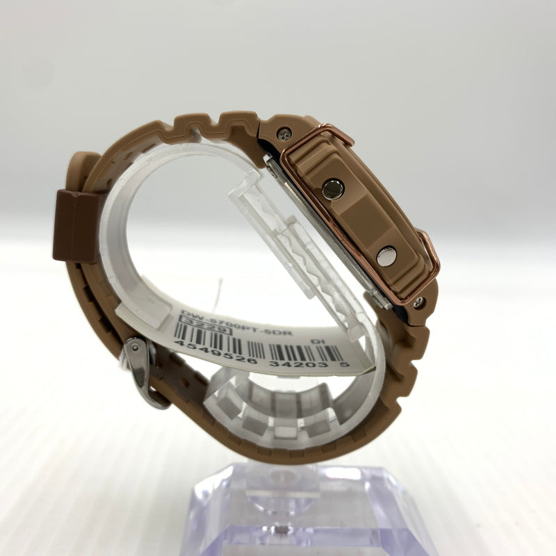 【中古品】【メンズ】 CASIO カシオ 5700 TONE ON TONE SERIES DEGITAL G-SHOCK DW-5700PT-5 トーン オン トーン シリーズ デジタル ジーショック 腕時計 196-260814-yo-09-tei カラー：ブラウン 万代Net店