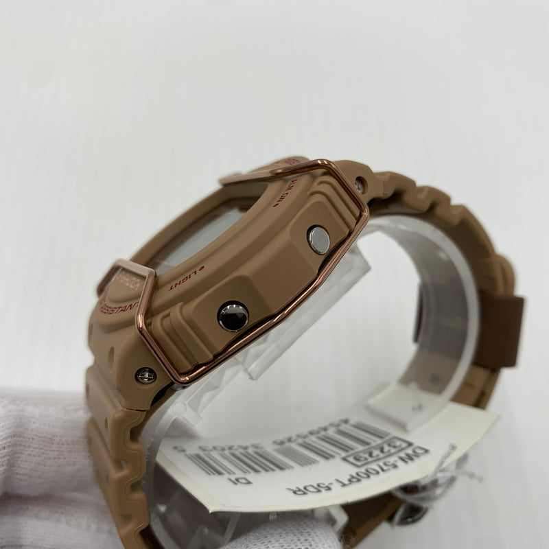 【中古品】【メンズ】 CASIO カシオ 5700 TONE ON TONE SERIES DEGITAL G-SHOCK DW-5700PT-5 トーン オン トーン シリーズ デジタル ジーショック 腕時計 196-260814-yo-09-tei カラー：ブラウン 万代Net店