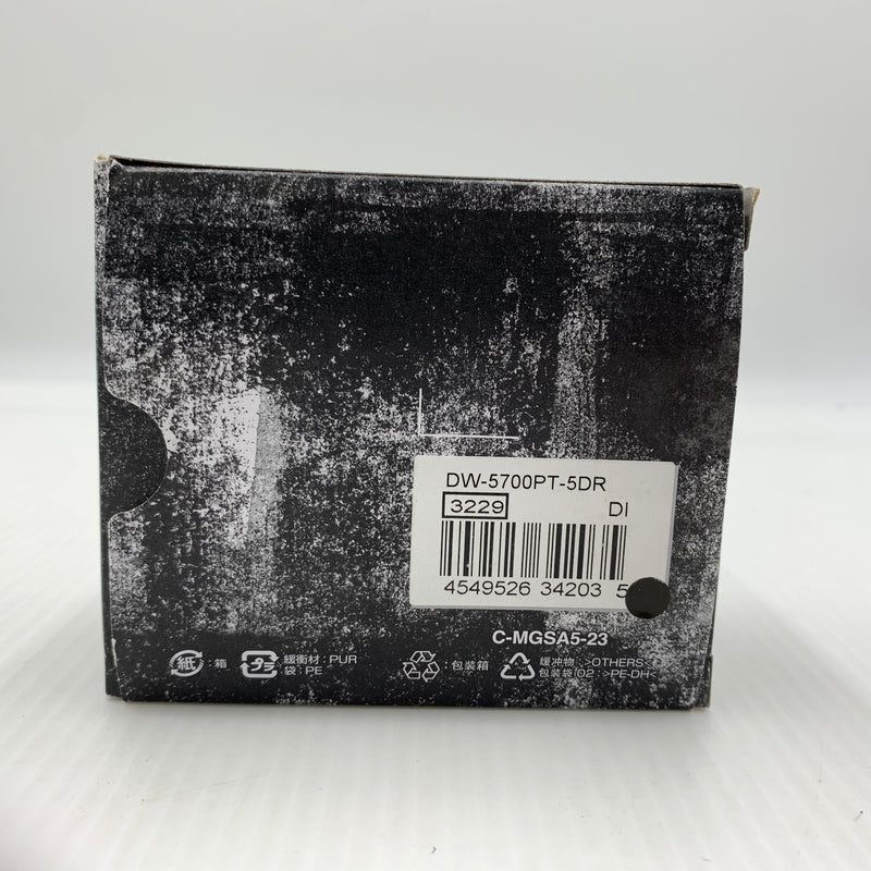 【中古品】【メンズ】 CASIO カシオ 5700 TONE ON TONE SERIES DEGITAL G-SHOCK DW-5700PT-5 トーン オン トーン シリーズ デジタル ジーショック 腕時計 196-260814-yo-09-tei カラー：ブラウン 万代Net店