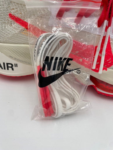 【中古品】【メンズ】 NIKE ナイキ × Off-White Air Zoom Tempo Next% Solar Red エアズームテンポネクスト％ スニーカー 160-240915-NK-9-yok カラー：WHITE/SOLAR RED-LIGHT BONE 万代Net店