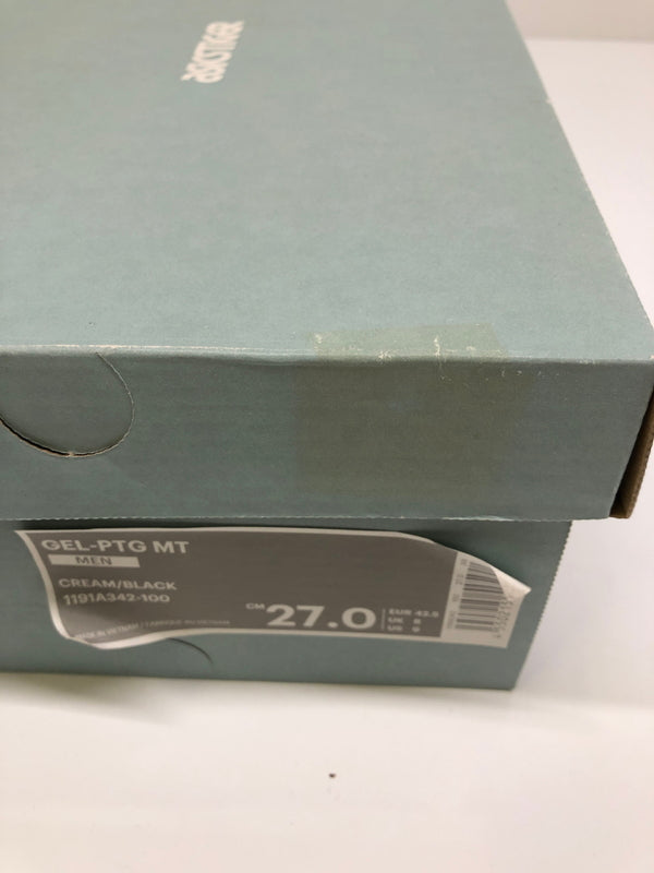 【中古品】【メンズ】 ASICS アシックス 1191A342-100 GEL-PTG MT 靴 シューズ ハイカット スニーカー 162-260910-YS-10-hon サイズ：27 カラー：CREAM/BLACK 万代Net店