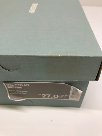 【中古品】【メンズ】 ASICS アシックス 1191A342-100 GEL-PTG MT 靴 シューズ ハイカット スニーカー 162-260910-YS-10-hon サイズ：27 カラー：CREAM/BLACK 万代Net店