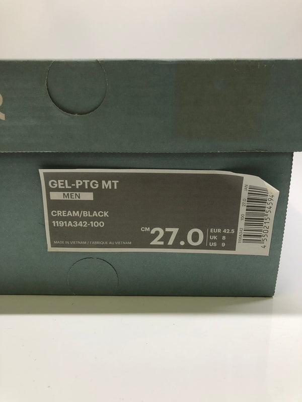 【中古品】【メンズ】 ASICS アシックス 1191A342-100 GEL-PTG MT 靴 シューズ ハイカット スニーカー 162-260910-YS-10-hon サイズ：27 カラー：CREAM/BLACK 万代Net店