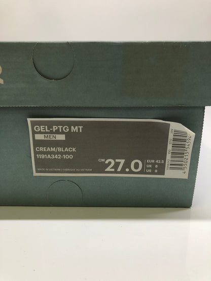 【中古品】【メンズ】 ASICS アシックス 1191A342-100 GEL-PTG MT 靴 シューズ ハイカット スニーカー 162-260910-YS-10-hon サイズ：27 カラー：CREAM/BLACK 万代Net店