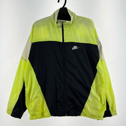 【中古品】【メンズ】 NIKE ナイキ ナイロンジャケット 上着 アウター YELLOW-BLACK SIZE:M ※使用感・シミ汚れあり 148-260919-io-30-fuzh カラー：イエローブラック 万代Net店