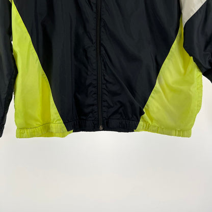 【中古品】【メンズ】 NIKE ナイキ ナイロンジャケット 上着 アウター YELLOW-BLACK SIZE:M ※使用感・シミ汚れあり 148-260919-io-30-fuzh カラー：イエローブラック 万代Net店