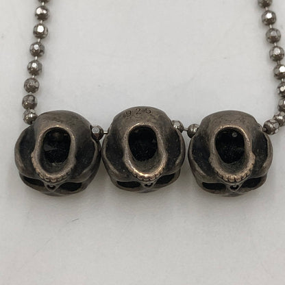 【中古品】【メンズ】 Justin Davis ジャスティンデイビス SECRET SKULL NECKLACE SNJ540B シークレット スカル ネックレス アクセサリー ペンダント 192-250522-kk-02-tei カラー：シルバー 万代Net店