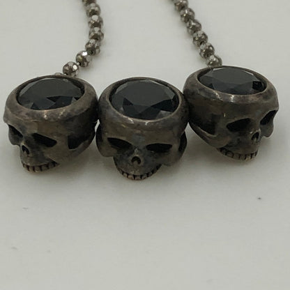 【中古品】【メンズ】 Justin Davis ジャスティンデイビス SECRET SKULL NECKLACE SNJ540B シークレット スカル ネックレス アクセサリー ペンダント 192-250522-kk-02-tei カラー：シルバー 万代Net店