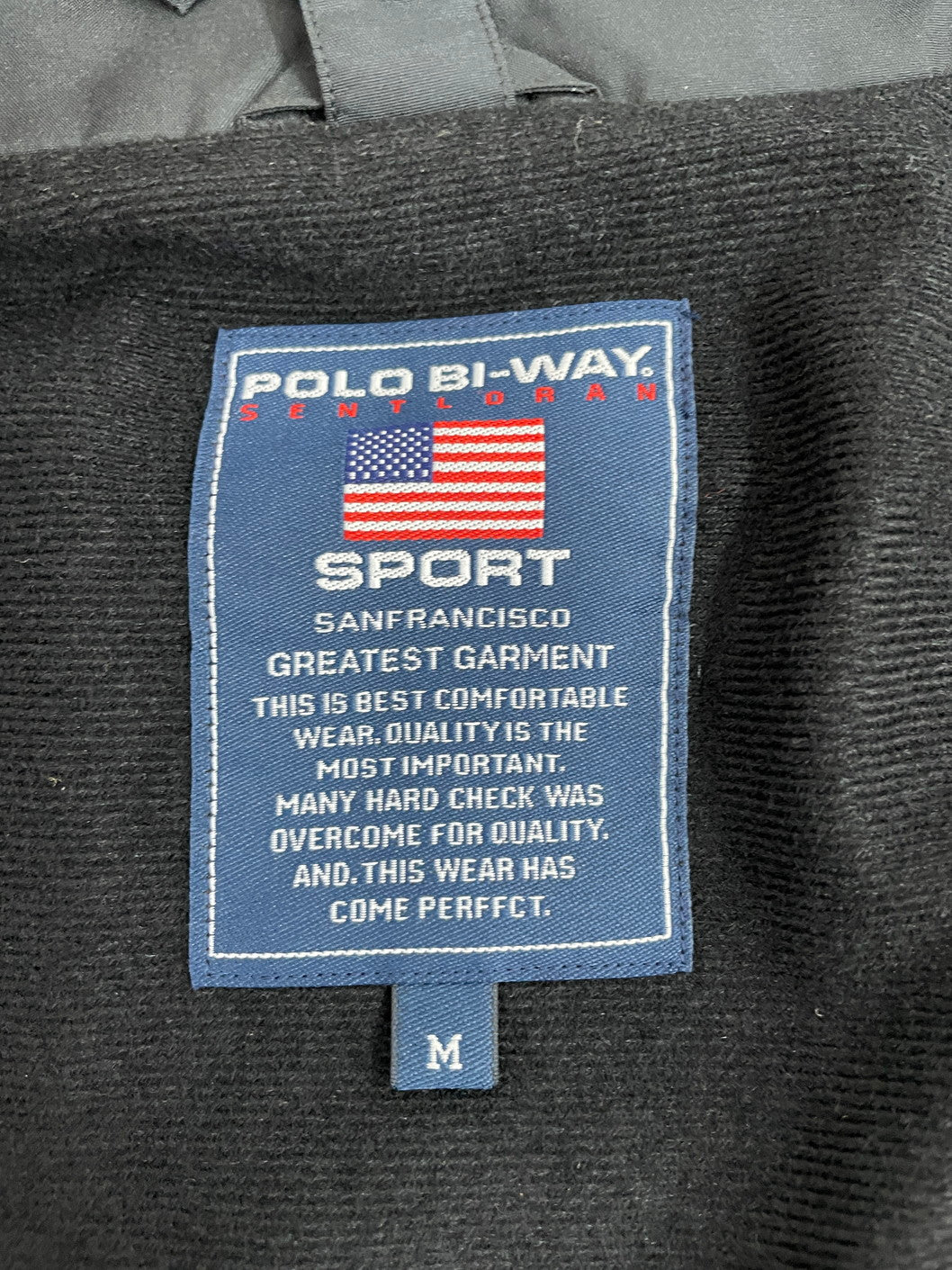 【中古品】【メンズ】  POLO BI-WAY ナイロンジャケット 147-250119-NK-02-yok サイズ：M カラー：ブラック系 万代Net店