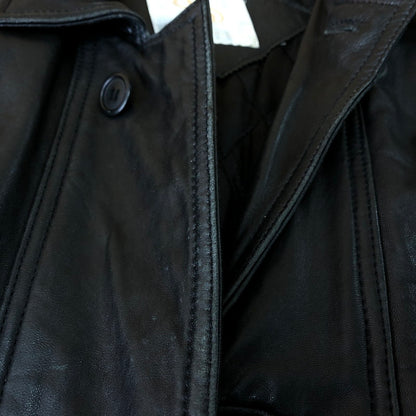 【現状渡し品】【メンズ】 SANKYO サンキョウ LAMB LEATHER JACKET ラム レザージャケット ライトアウター 140-251120-yy-01-tei サイズ：不明 カラー：ブラック 万代Net店