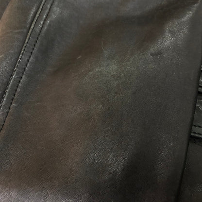 【現状渡し品】【メンズ】 SANKYO サンキョウ LAMB LEATHER JACKET ラム レザージャケット ライトアウター 140-251120-yy-01-tei サイズ：不明 カラー：ブラック 万代Net店