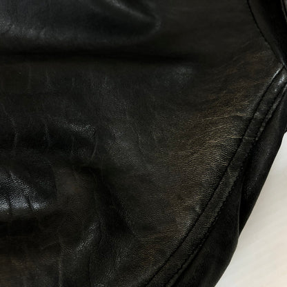 【現状渡し品】【メンズ】 SANKYO サンキョウ LAMB LEATHER JACKET ラム レザージャケット ライトアウター 140-251120-yy-01-tei サイズ：不明 カラー：ブラック 万代Net店