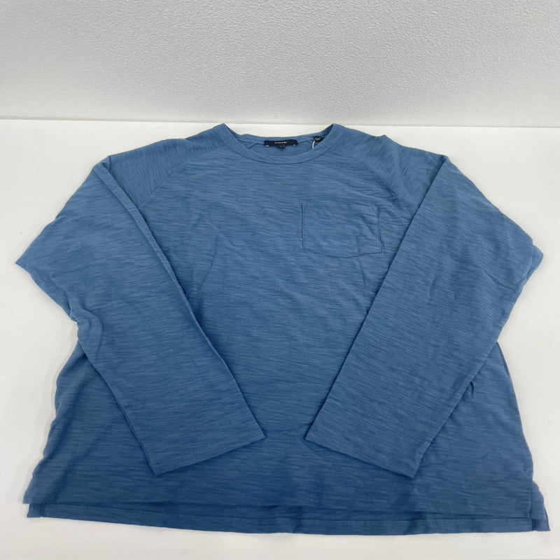 【中古品】【メンズ】  VINCE LONGSLEEVEPOKET CREWNECK T-SHIRT M82089002A 141-241110-FY-13-yok サイズ：L カラー：ブルー系 万代Net店