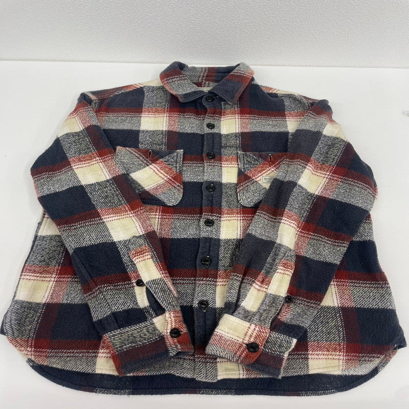 【中古品】【メンズ】 NEIGHBORHOOD ネイバーフッド FLANNEL フランネル SHIRT シャツ 142-241110-FY-16-yok サイズ：S カラー：レッド・ブルー系 万代Net店