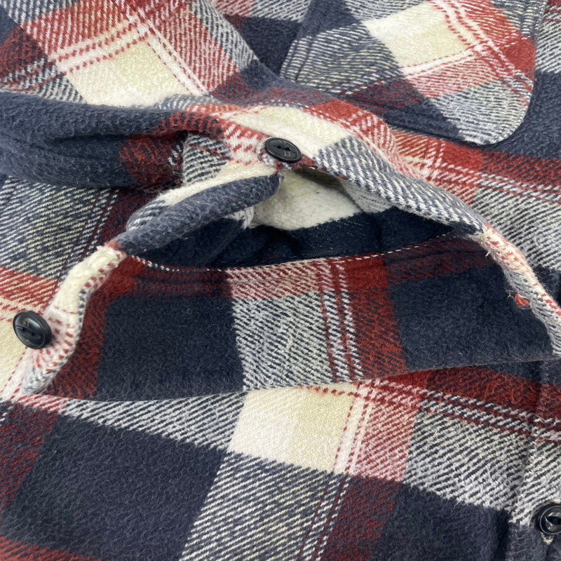 【中古品】【メンズ】 NEIGHBORHOOD ネイバーフッド FLANNEL フランネル SHIRT シャツ 142-241110-FY-16-yok サイズ：S カラー：レッド・ブルー系 万代Net店