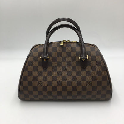 【中古美品】【レディース】 LOUIS VUITTON ルイ・ヴィトン DAMIER RIVERA MM N41434 ダミエ・リベラMM カバン ボストン型ハンドバッグ 179-250508-KS-09-tei カラー：エベヌ 万代Net店