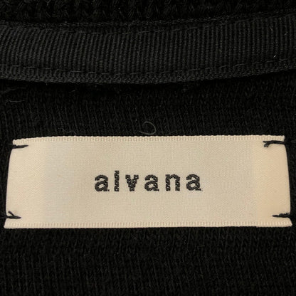 【中古品】【メンズ/レディース】 ALVANA アルヴァナ WOOL DRIVERS KNIT ASW-0067 ウール ドライバーズニット トップス 147-250522-kk-20-tei サイズ：3 カラー：ブラック 万代Net店