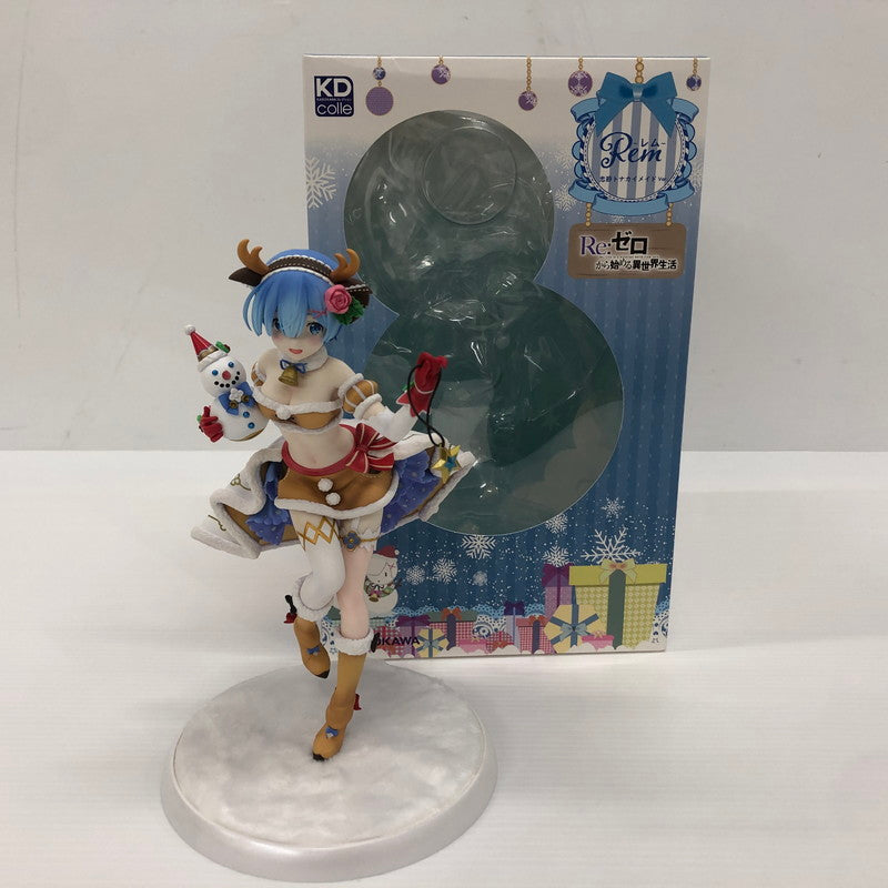 【中古品】 KDcolle Re：ゼロから始める異世界生活 レム 忠節トナカイメイドVer. 1/7 フィギュア KADOKAWA 053-260715-ns-01-tei 万代Net店