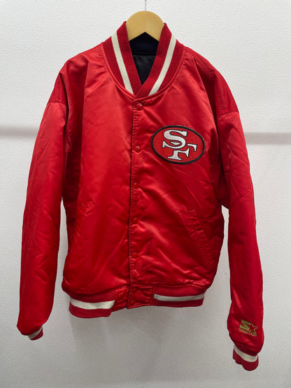 【中古品】【メンズ】  San Francisco 49ers リバーシブルジャケット スタジャン　アウター 146-241223-NK-01-yok サイズ：L カラー：レッド/ブラック系 万代Net店